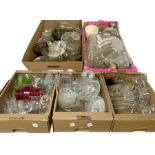Large collection of glassware