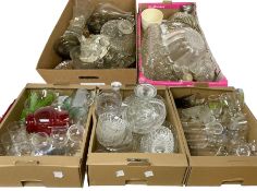 Large collection of glassware