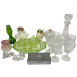 Uranium glass dressing table