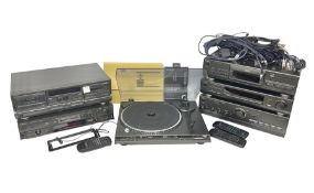 Hi-Fi equipment including Technics turntable SL-BD22D