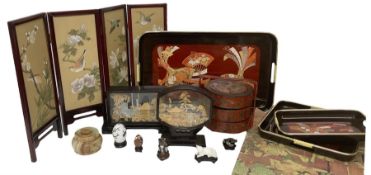 Collection of oriental items to include