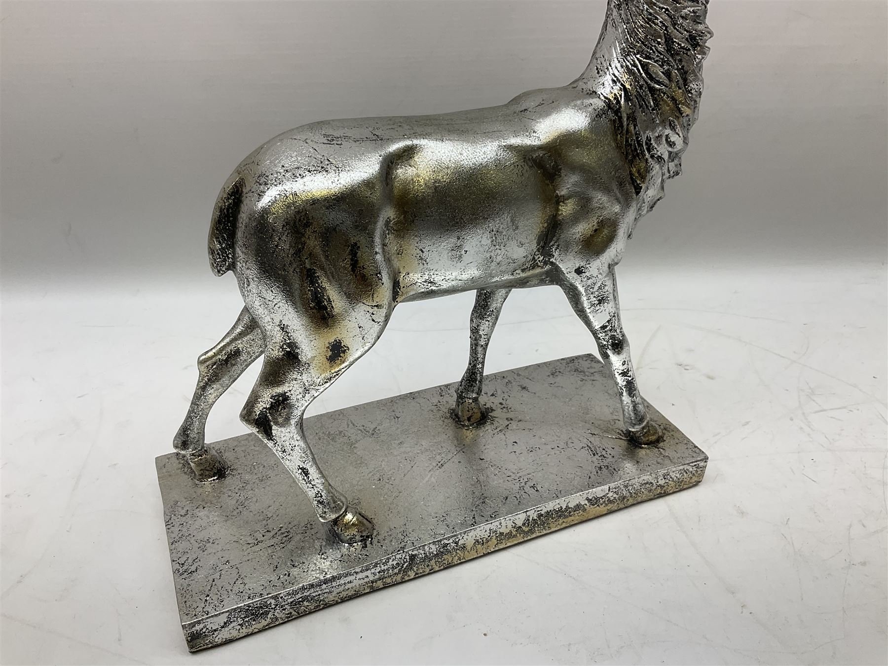 Composite silvered stag - Image 4 of 6