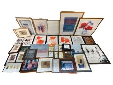 Large collection of modern prints