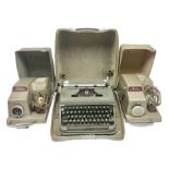 Olympia cased typewriter