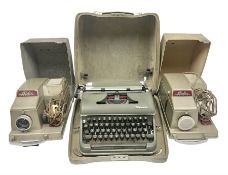 Olympia cased typewriter