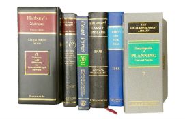 Large collection of law books