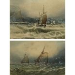 A Smith (British 19th/20th century): Fishing Boats off the Coast