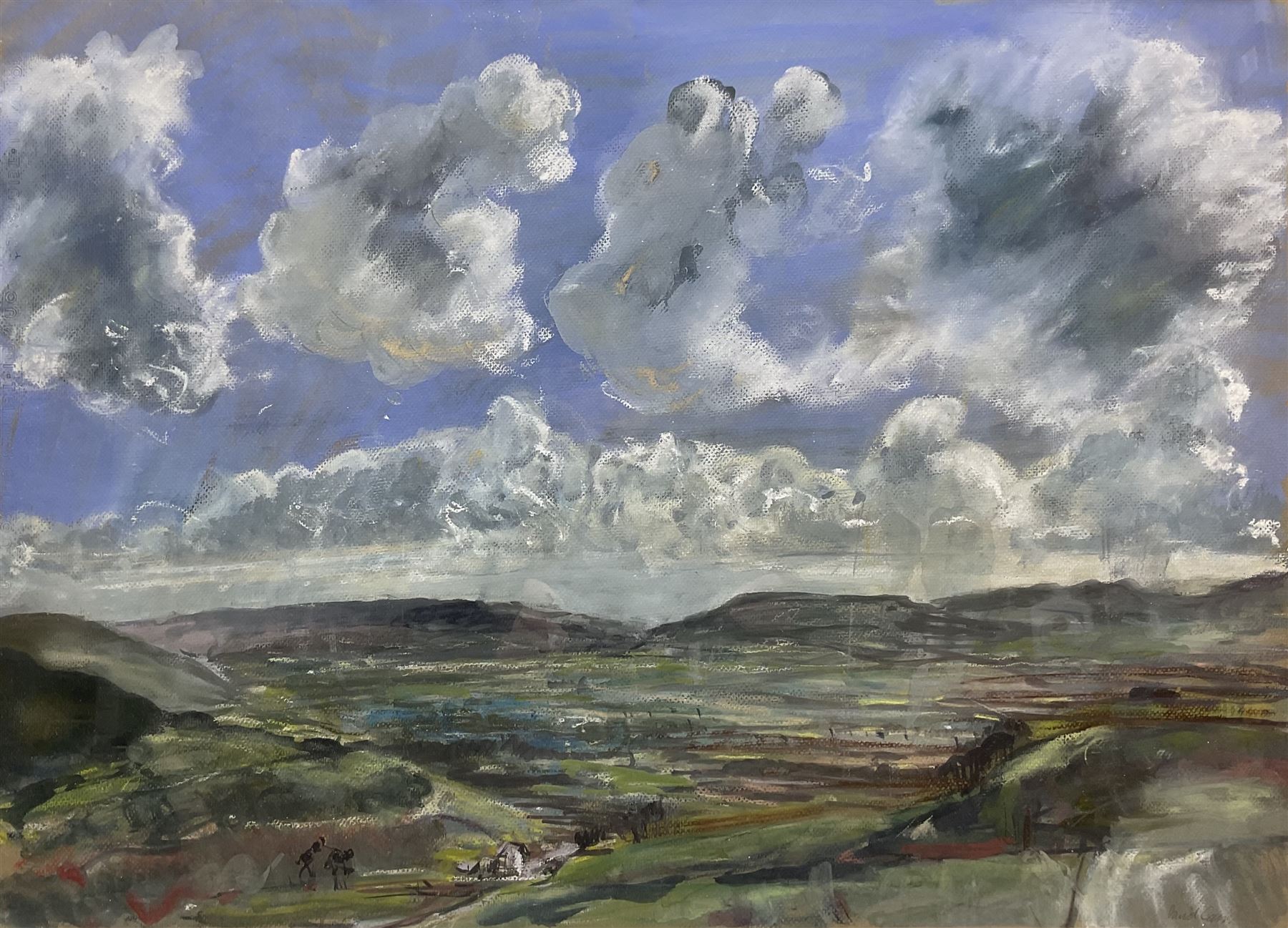 David James Carr (Northern British 1944-2009): Expansive Landscape