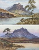 Claude Wilson (British early 20th century): Mountain Landscapes