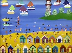 Gordon Barker (British 1960-): Fun at the Seaside