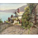 George Hall Neale (British 1863-1940): 'Clovelly - Up and Down Along'