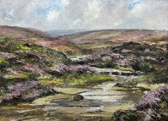 Ken Johnson (British 20th century): Moorland Landscape