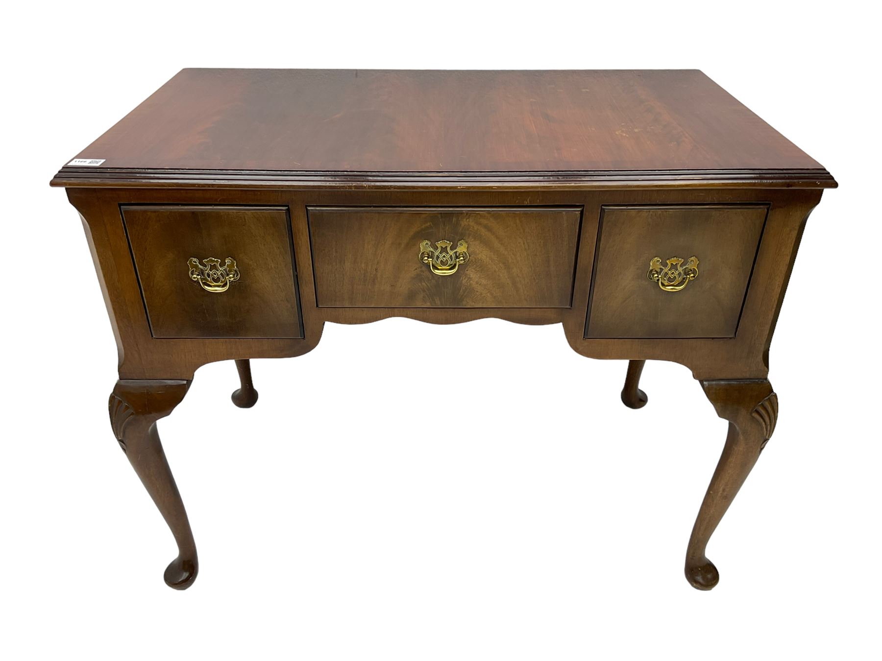 George III design mahogany low boy - Image 2 of 4