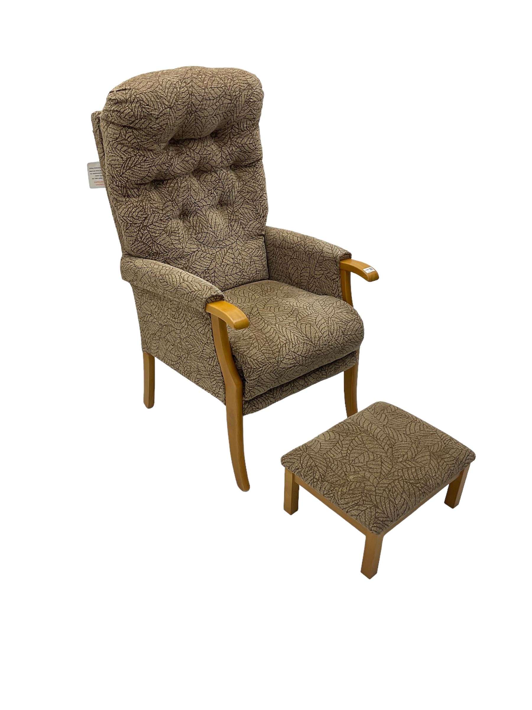 Late 20th century armchair - Image 3 of 6