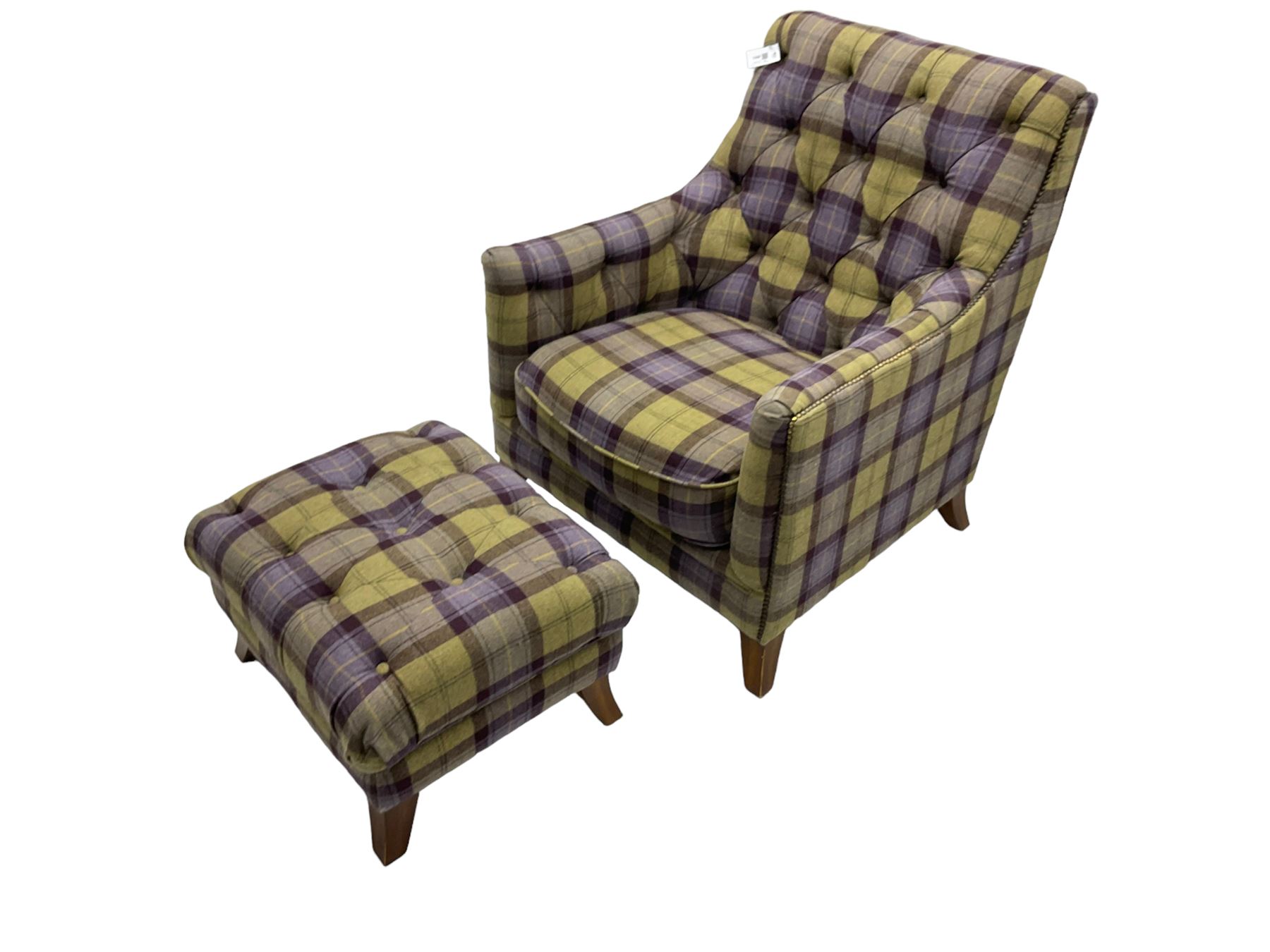 Rogers of York - traditional shaped armchair - Image 3 of 5