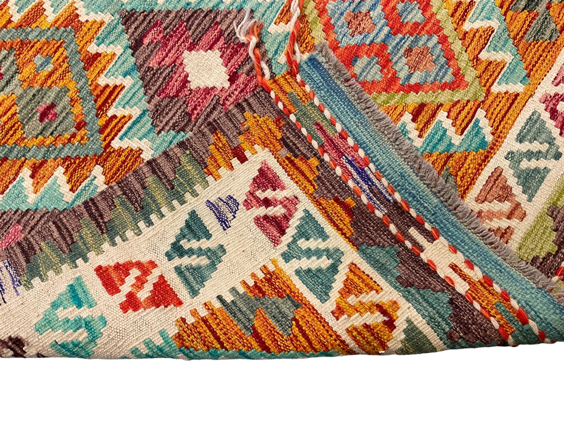 Anatolian Turkish Kilim multi-colour rug - Image 6 of 7