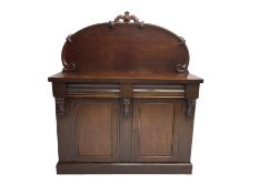 Victorian mahogany chiffonier sideboard