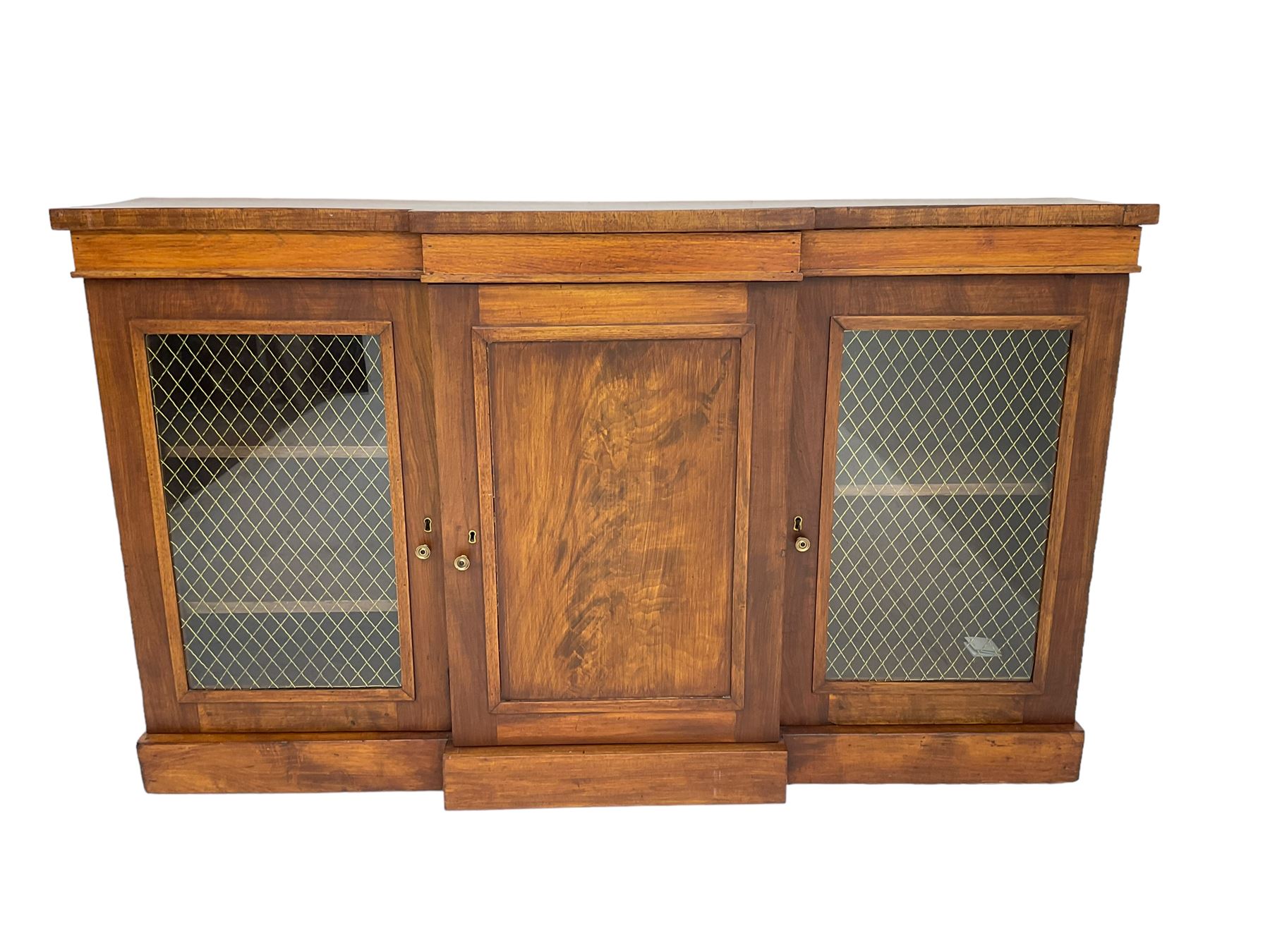 Regency design breakfront credenza - Image 2 of 7