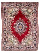 Persian Mahal crimson ground carpet