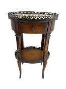 19th century French design mahogany etagere