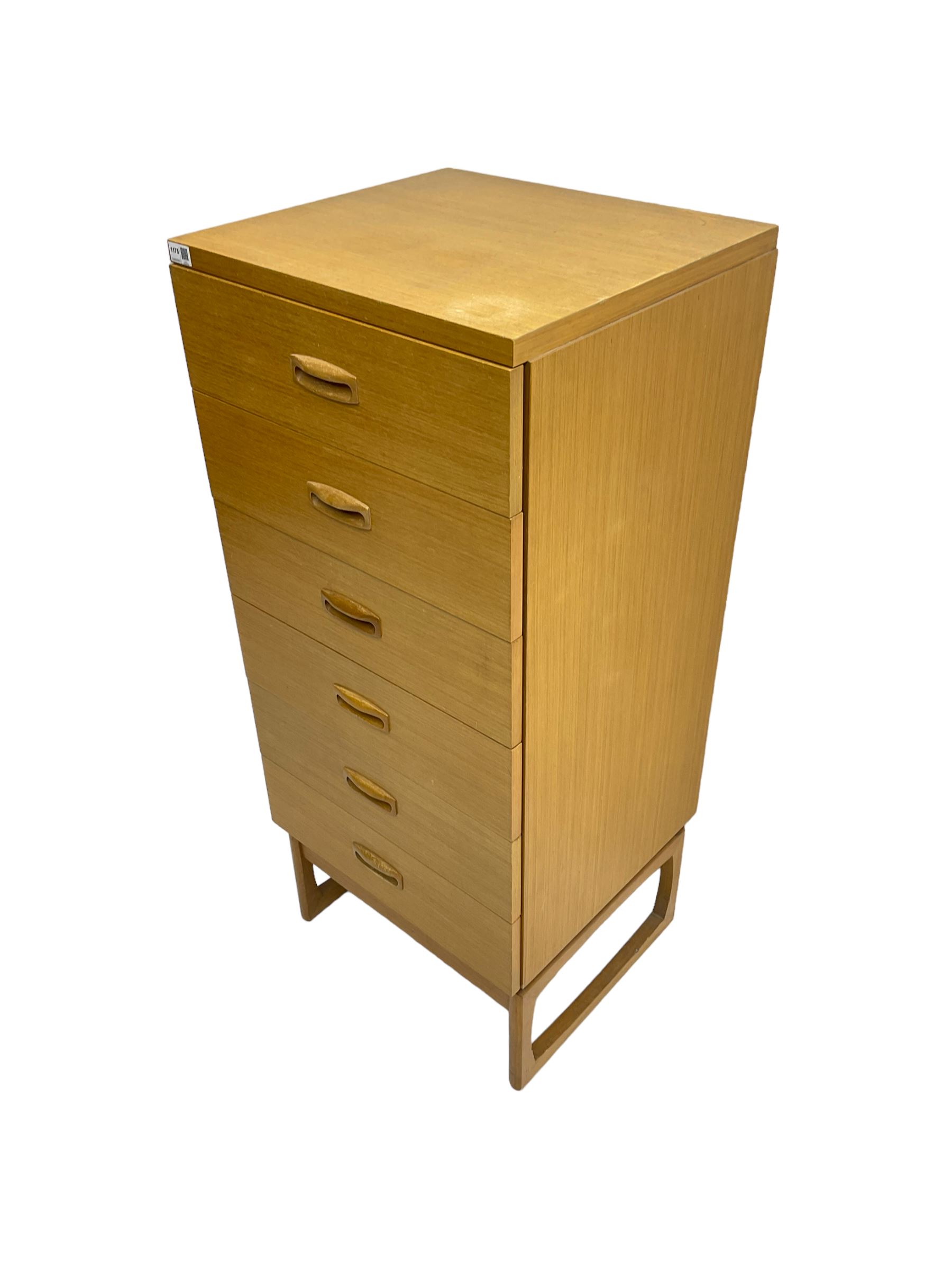 G-Plan - mid-20th century teak 'Quadrille' chest - Image 4 of 6