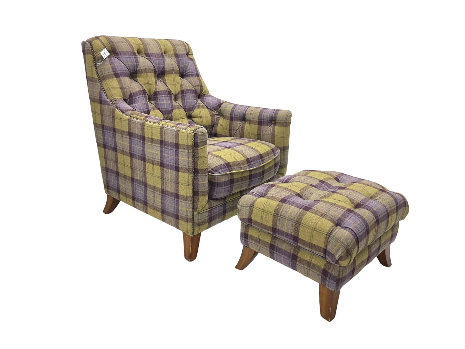 Rogers of York - traditional shaped armchair - Image 2 of 5