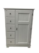 White painted cupboard