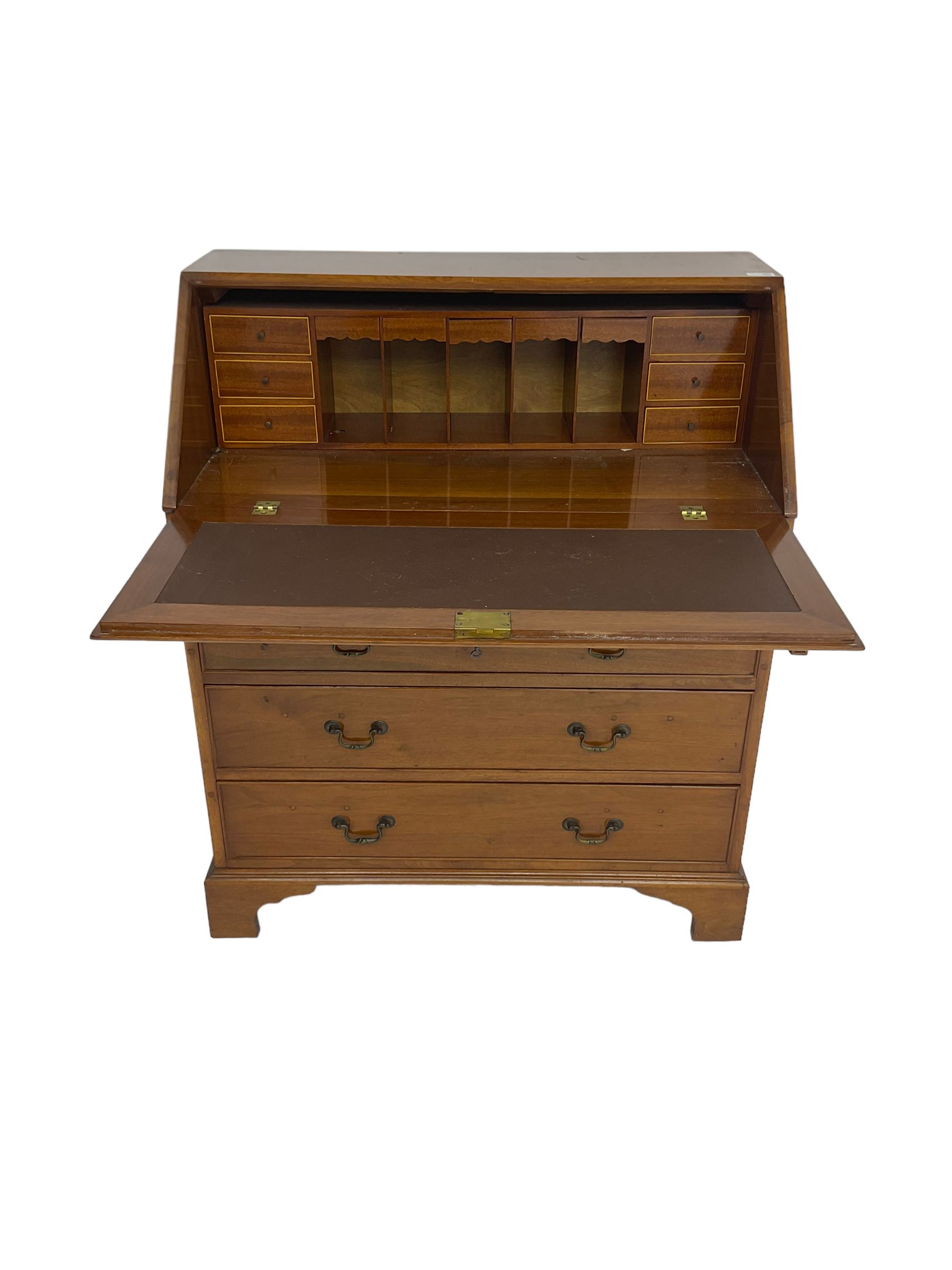 Georgian design mahogany bureau - Image 6 of 7