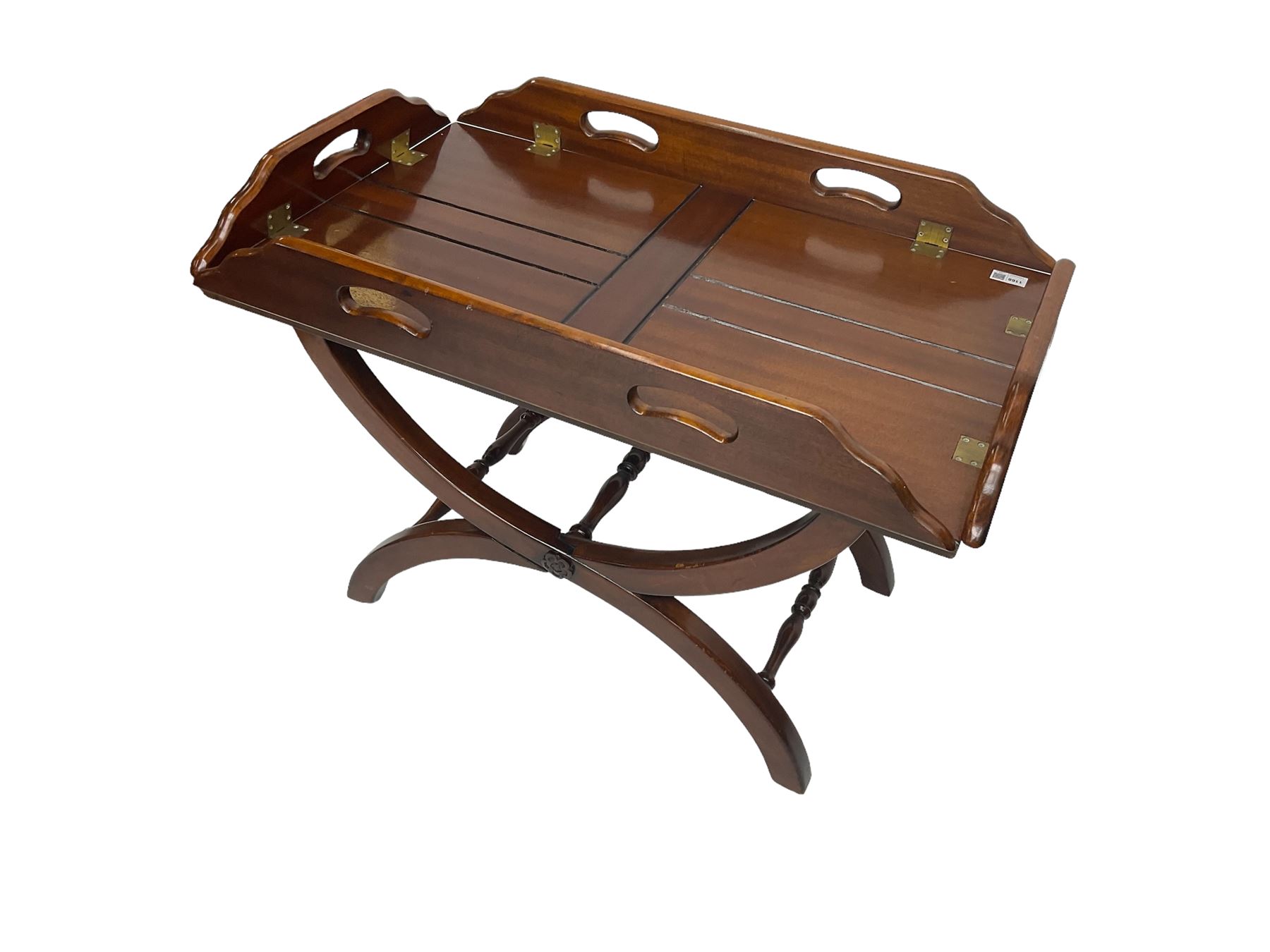 Victorian design mahogany butlers tray style coffee table - Image 6 of 7