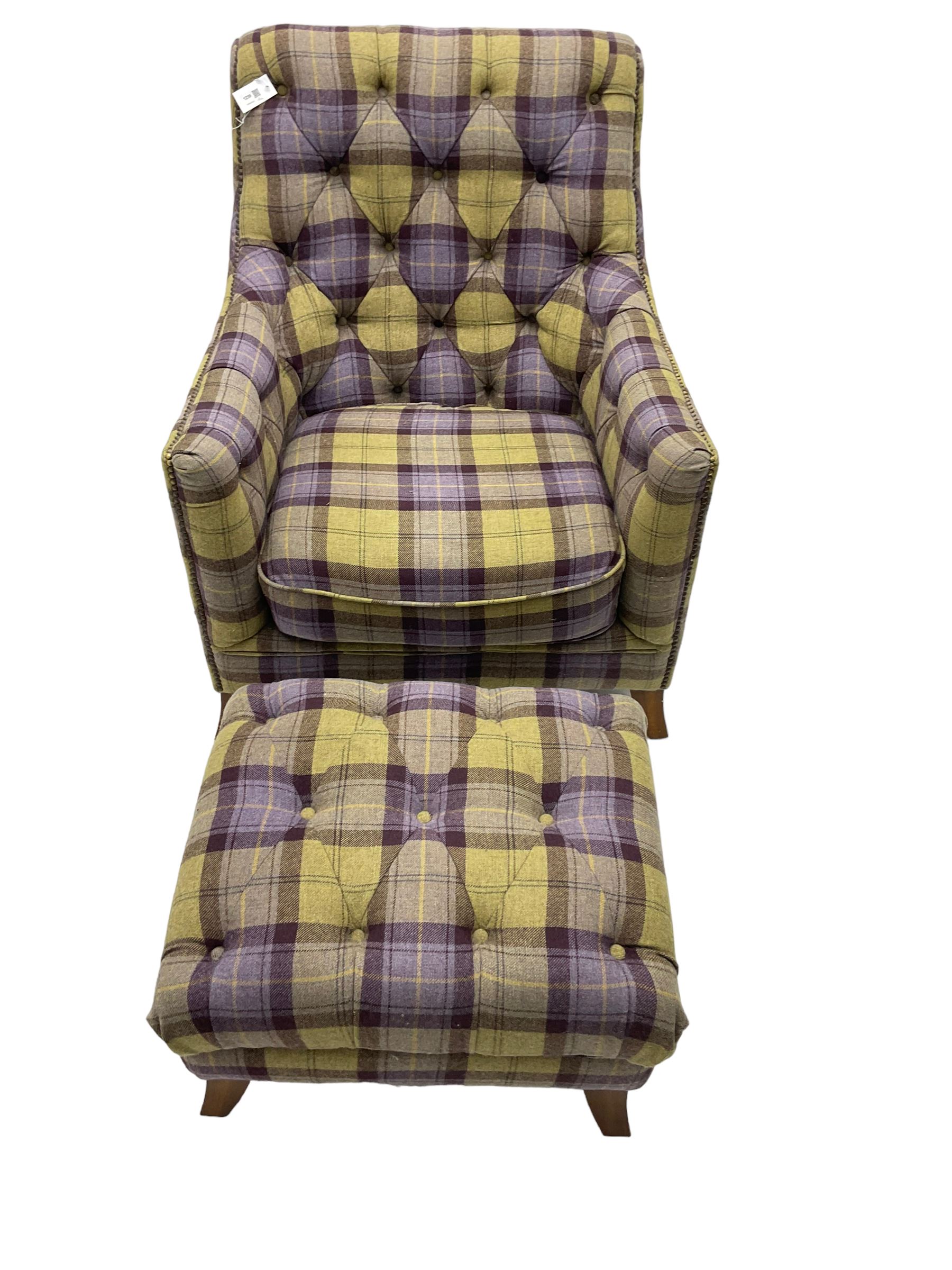 Rogers of York - traditional shaped armchair - Image 4 of 5