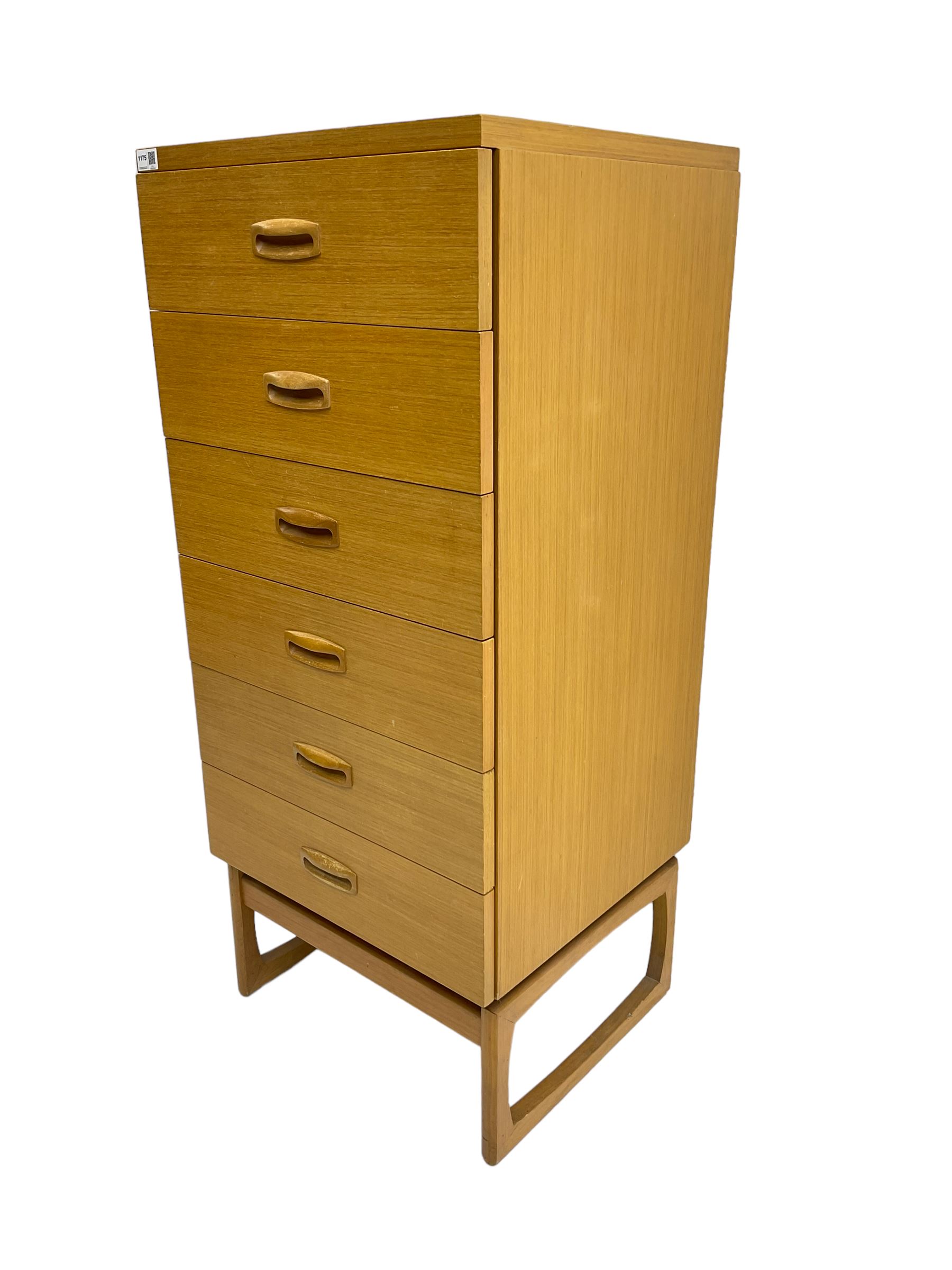 G-Plan - mid-20th century teak 'Quadrille' chest - Image 5 of 6