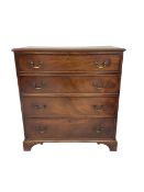 19th century mahogany straight-front chest