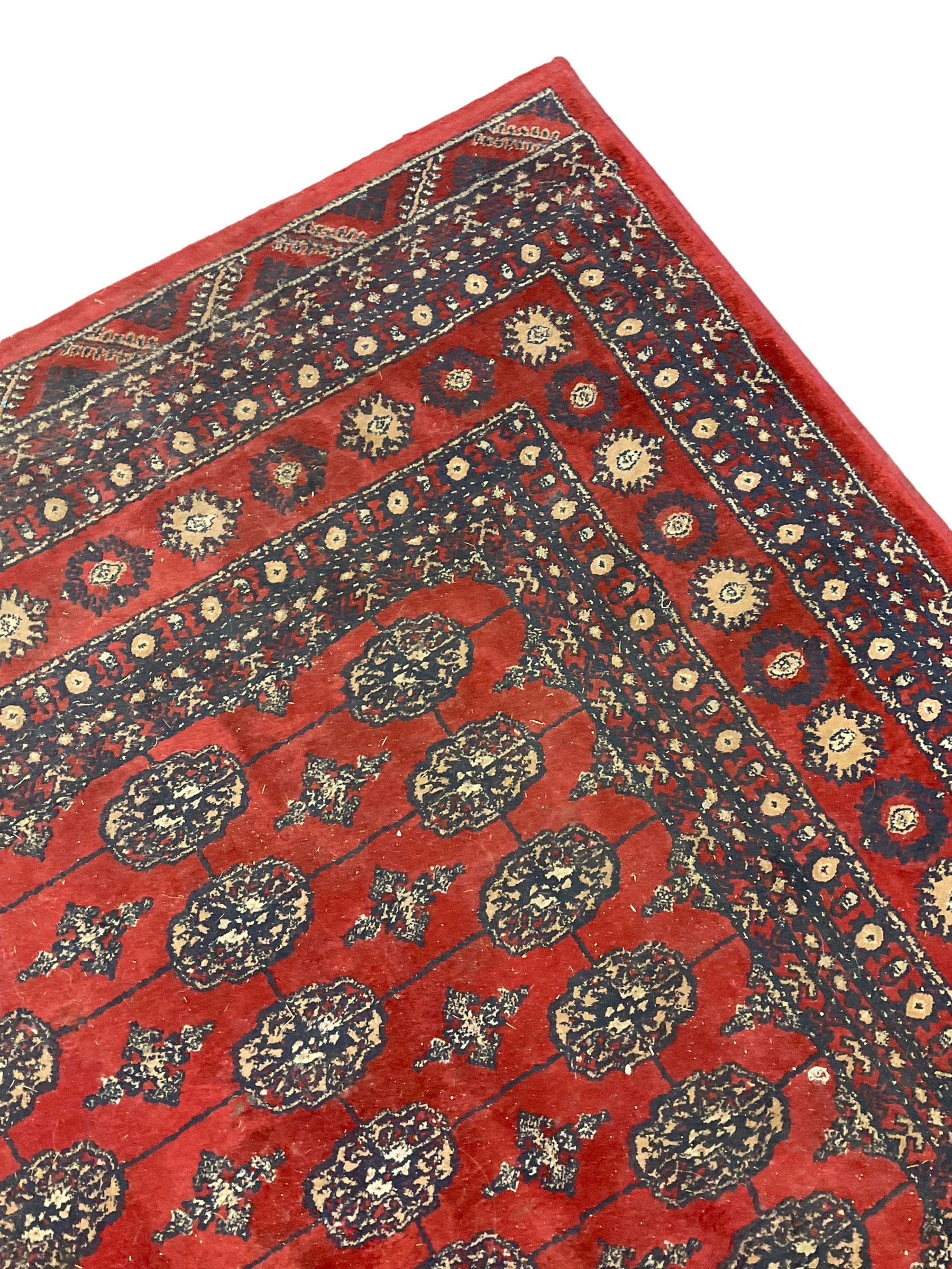 Persian Bokhara design rug - Image 3 of 5