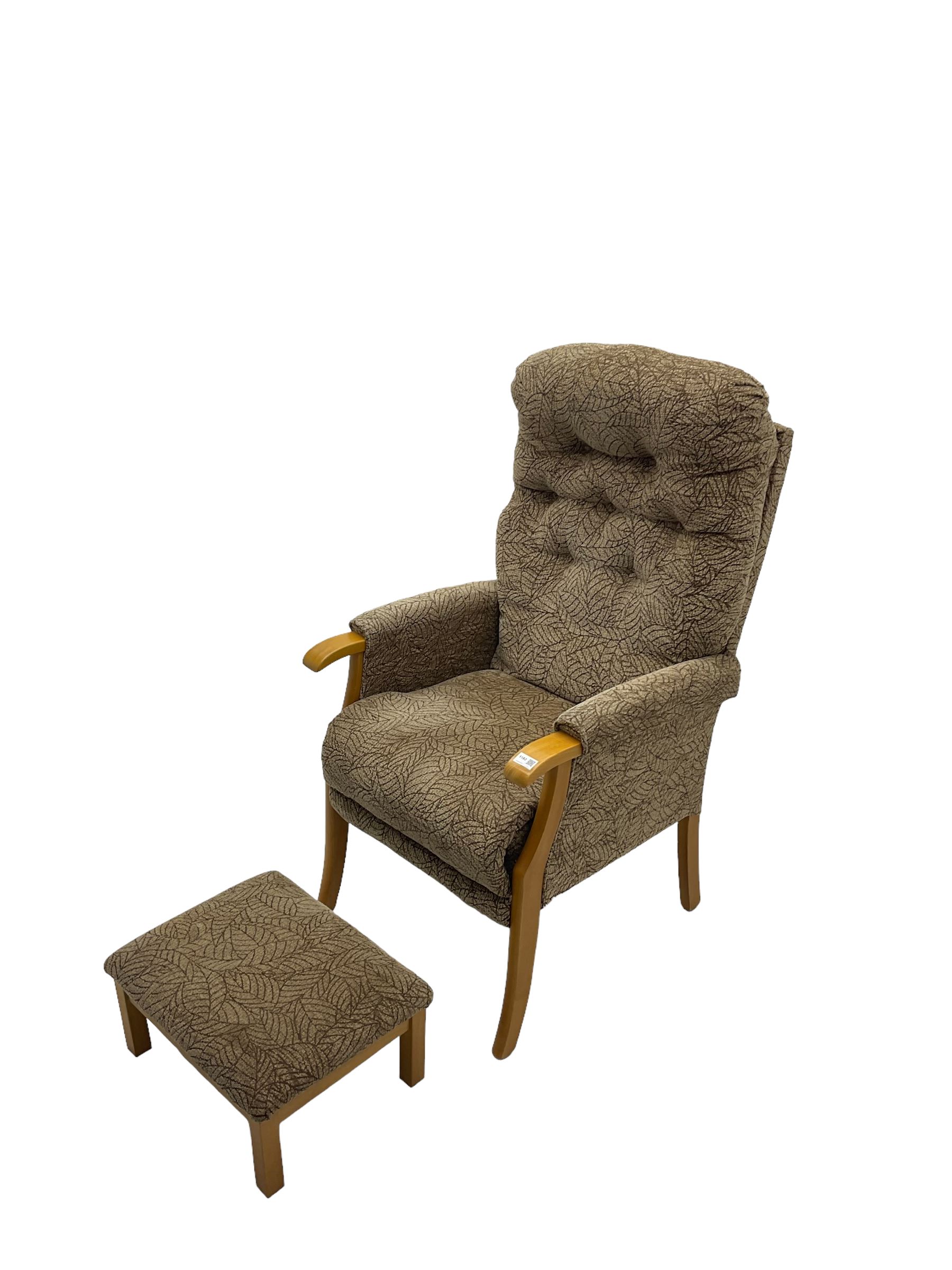 Late 20th century armchair - Image 5 of 6