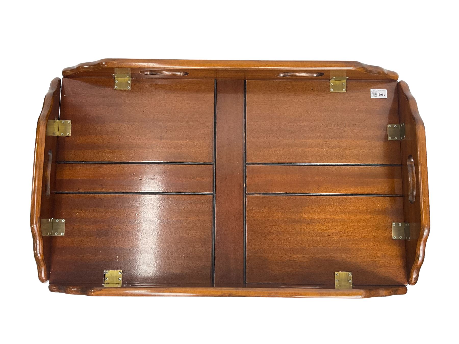 Victorian design mahogany butlers tray style coffee table - Image 7 of 7