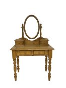 Traditional pine dressing table