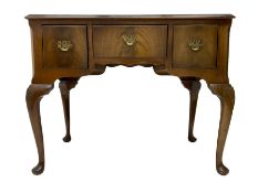 George III design mahogany low boy