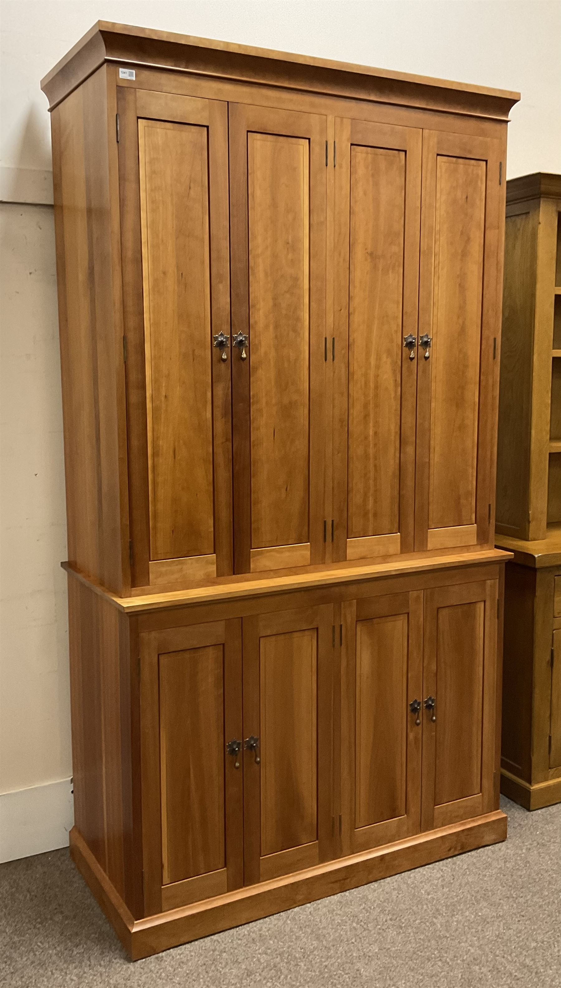 American cherry wood wall unit - Image 5 of 5