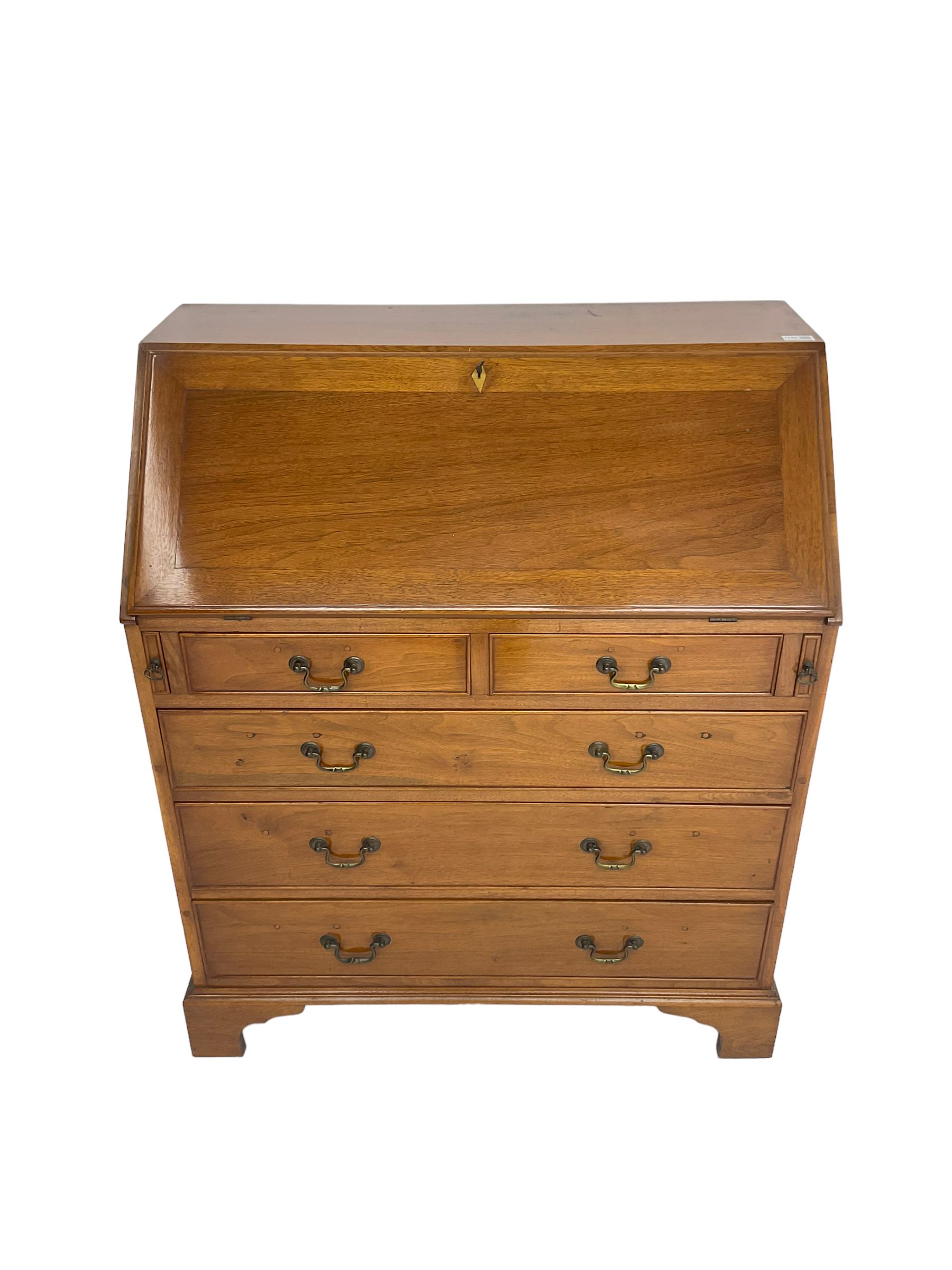 Georgian design mahogany bureau - Image 7 of 7