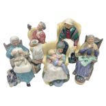 Five Royal Doulton figures