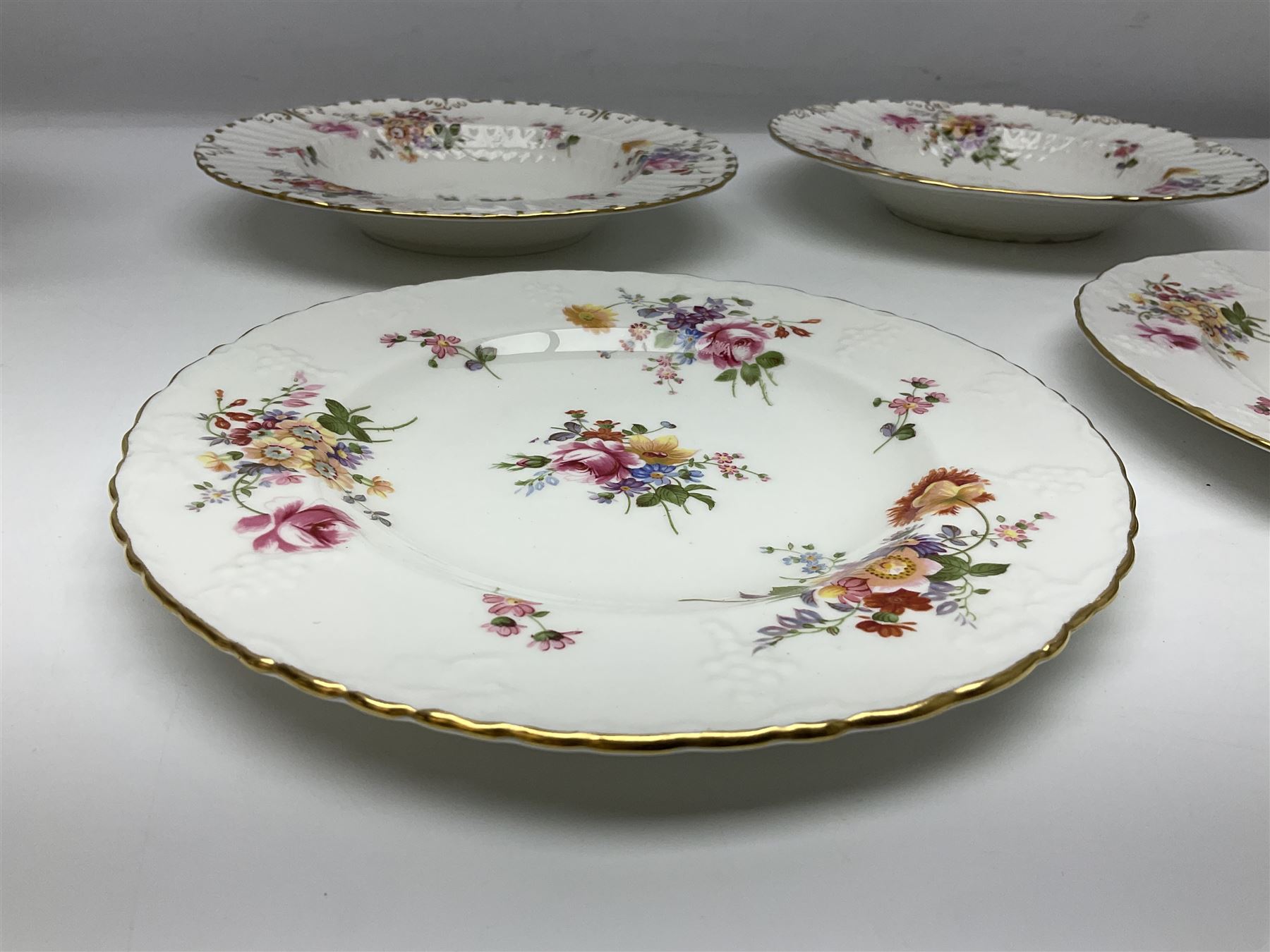 Royal Crown Derby Posies pattern tea service for six - Image 13 of 16