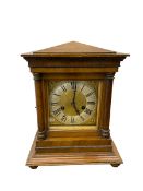 German - H.A.C. mahogany cased 14-day striking mantle clock