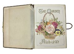Victorian leather bound photo album