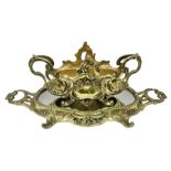 Ornate brass centrepiece