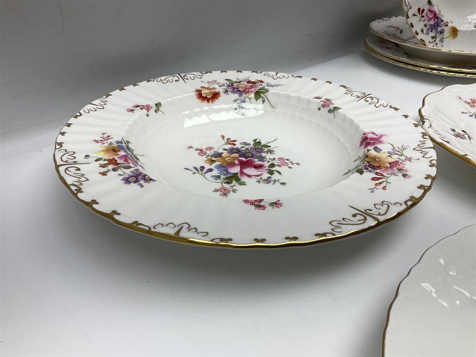 Royal Crown Derby Posies pattern tea service for six - Image 11 of 16