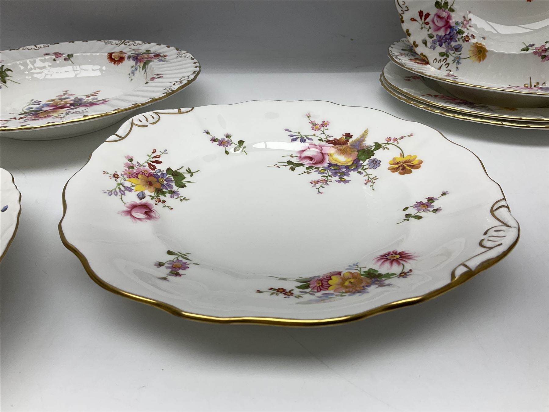 Royal Crown Derby Posies pattern tea service for six - Image 10 of 16