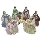 Wedgwood Henry VIII limited edition 2012/4500 and the full set of Wedgwood 'Wives of King Henry VIII