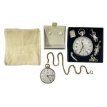 Cyma Military issue pocket keyless lever pocket watch