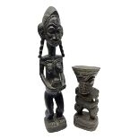 Carved african figures