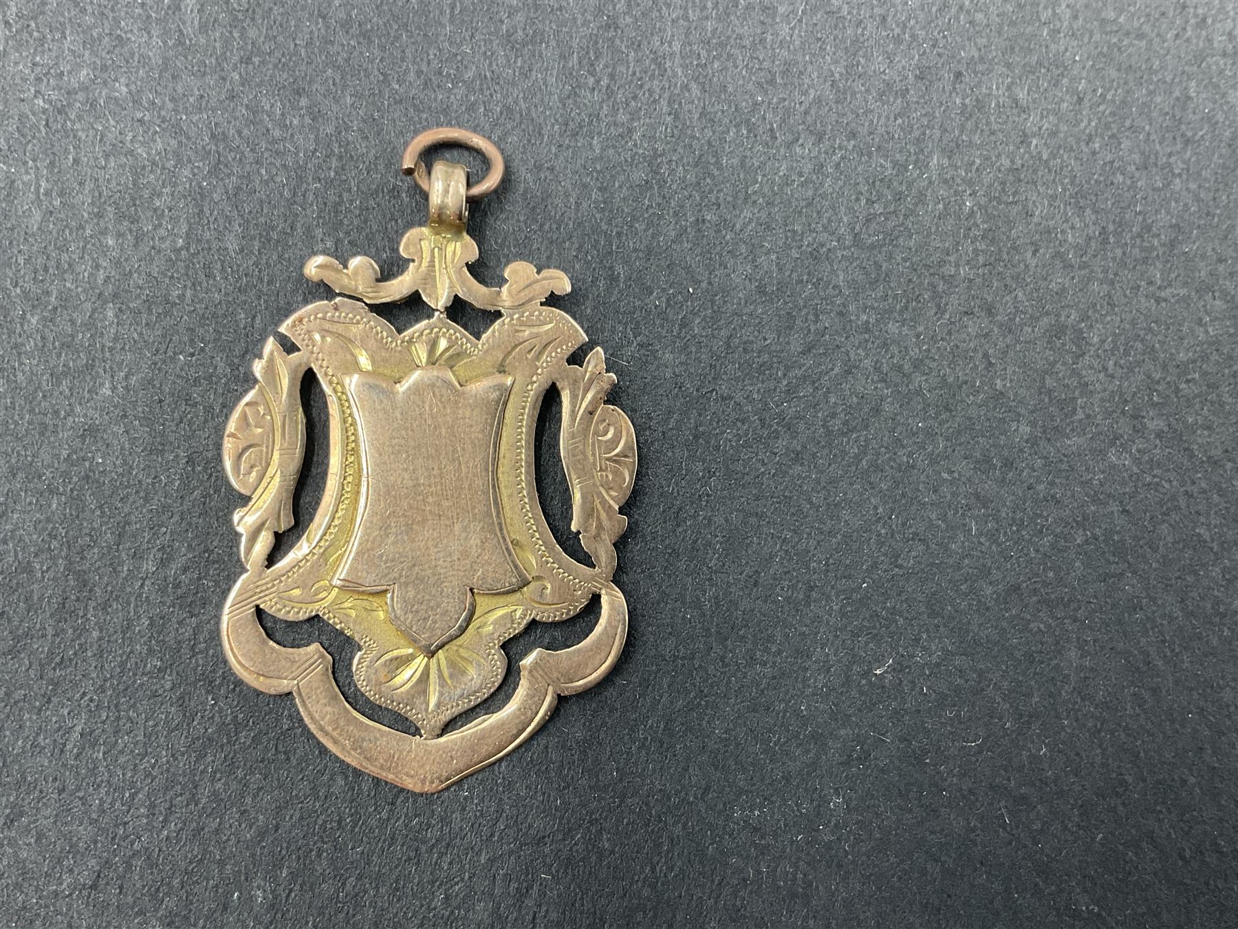 Early 20th century 9ct rose gold fob - Image 2 of 4